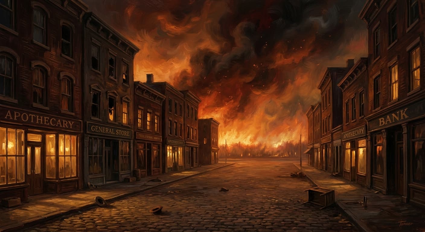 The Tulsa Race Massacre illustration