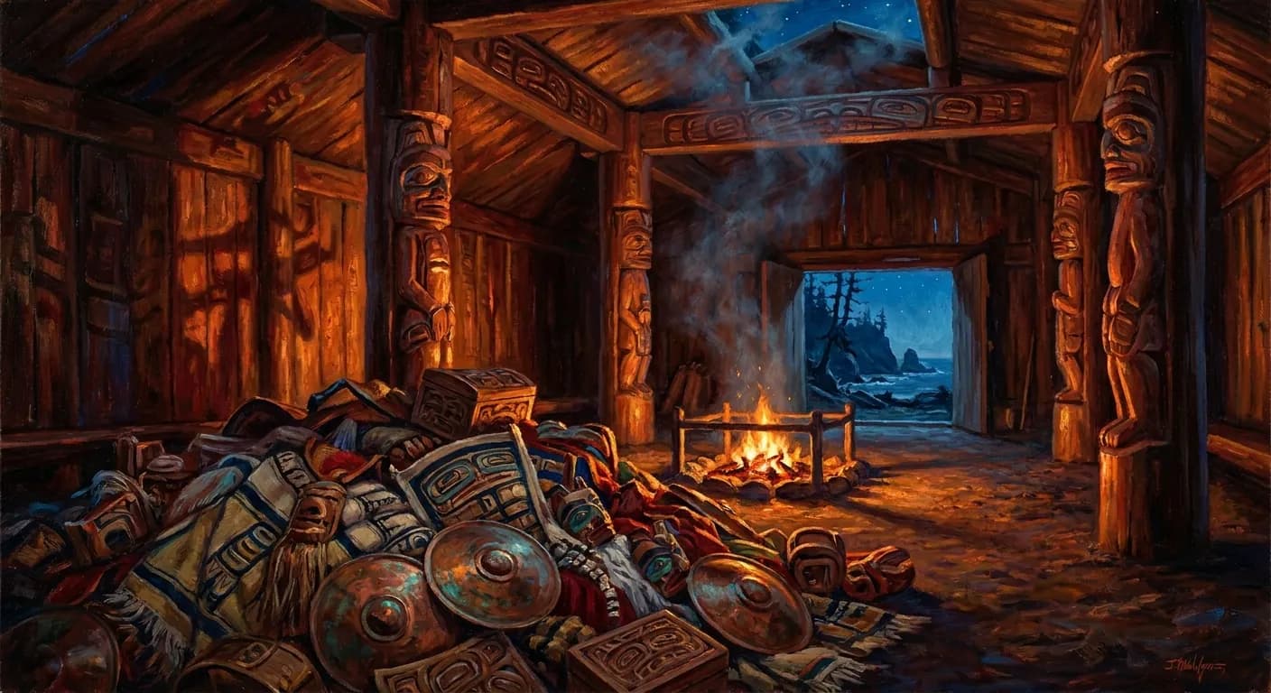 The Gift Economy of the Potlatch