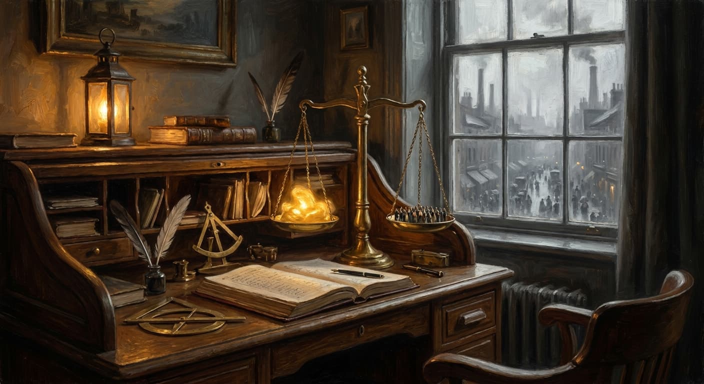 The Man Who Measured Suffering illustration