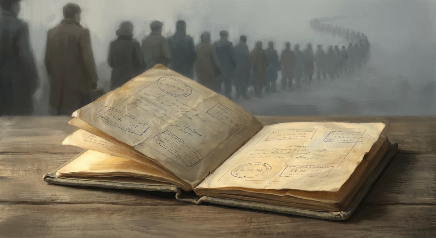 The Nansen Passport illustration