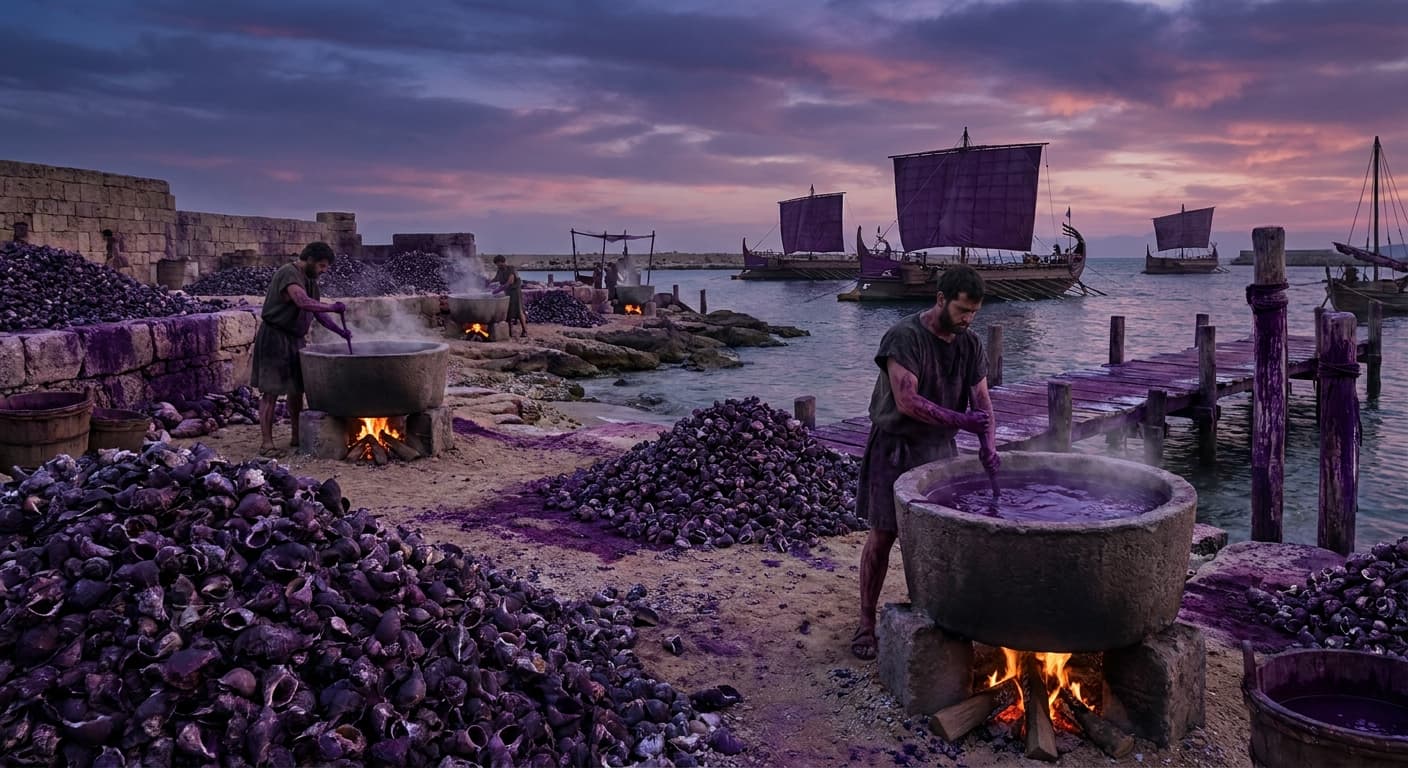The Purple That Ruled the World illustration