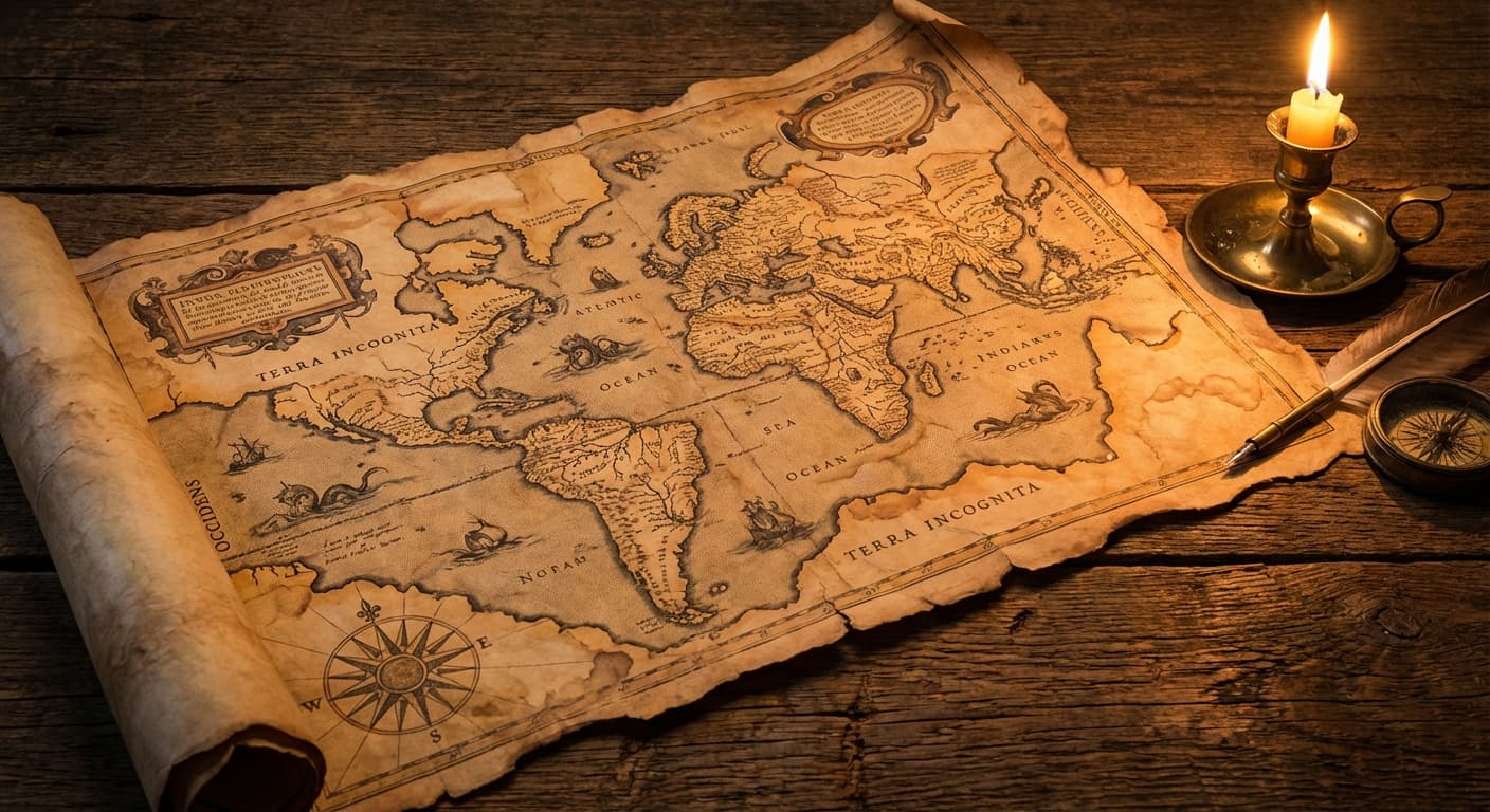 The Cartographers of Losing Sides illustration