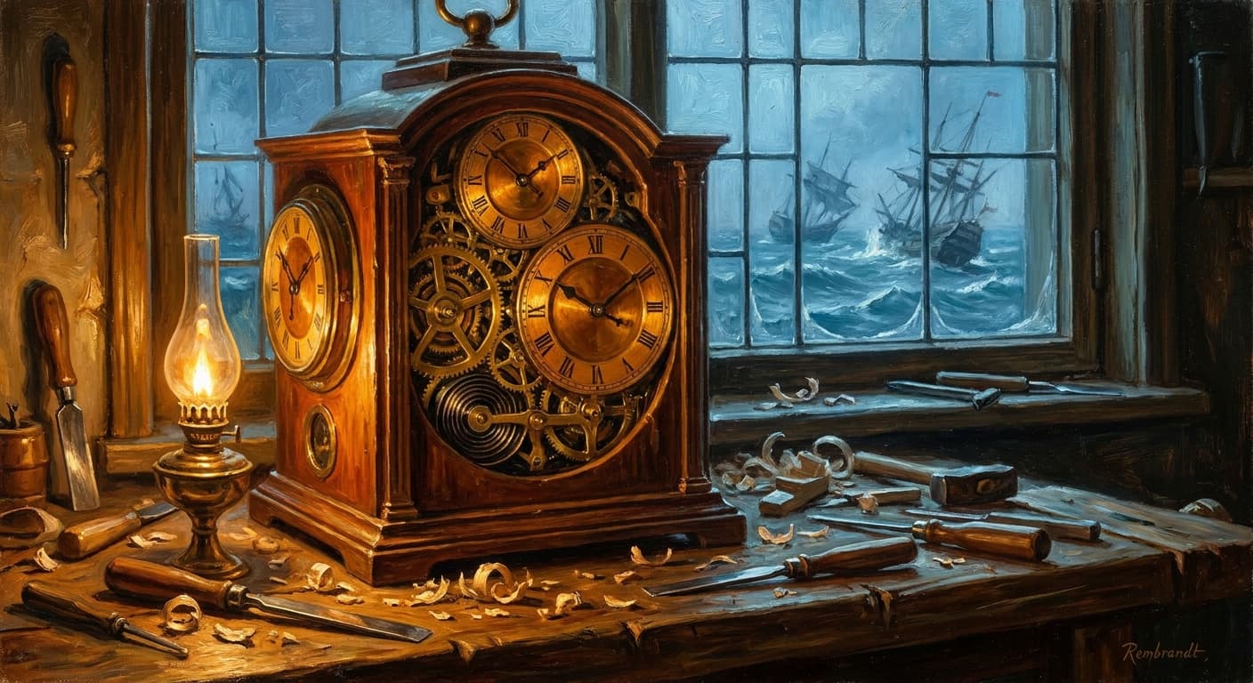 The Clockmaker Who Broke Time illustration