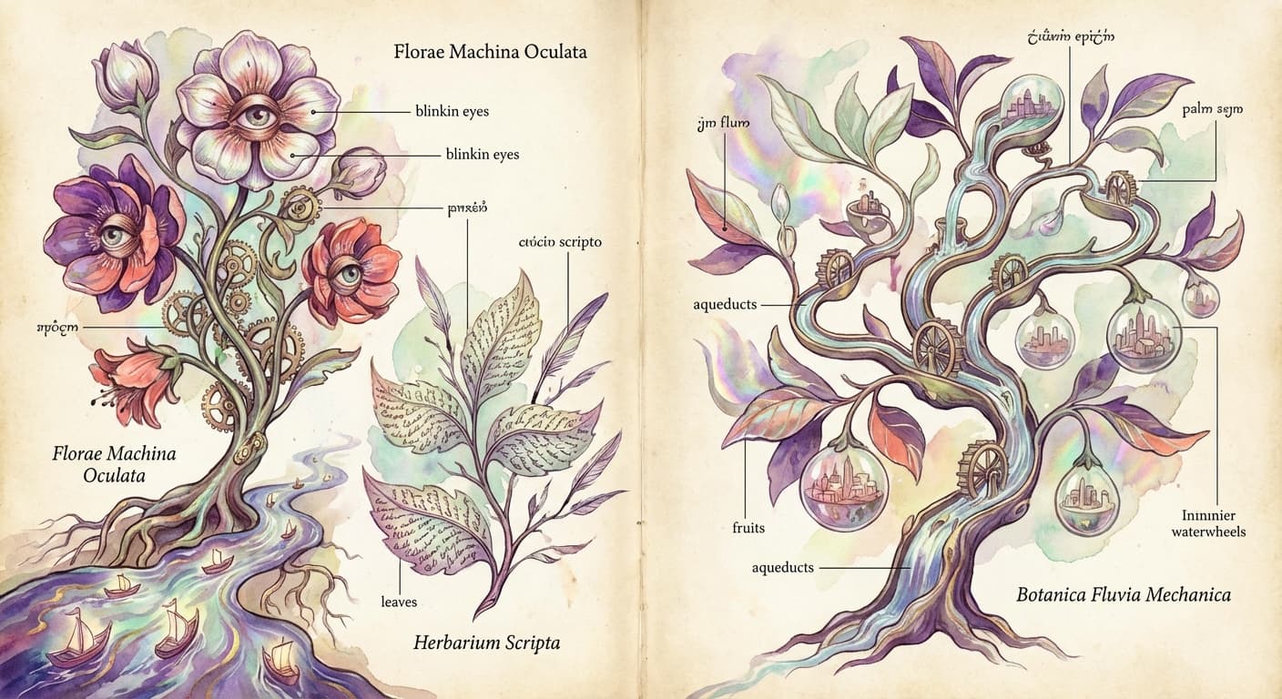 The Codex Seraphinianus illustration