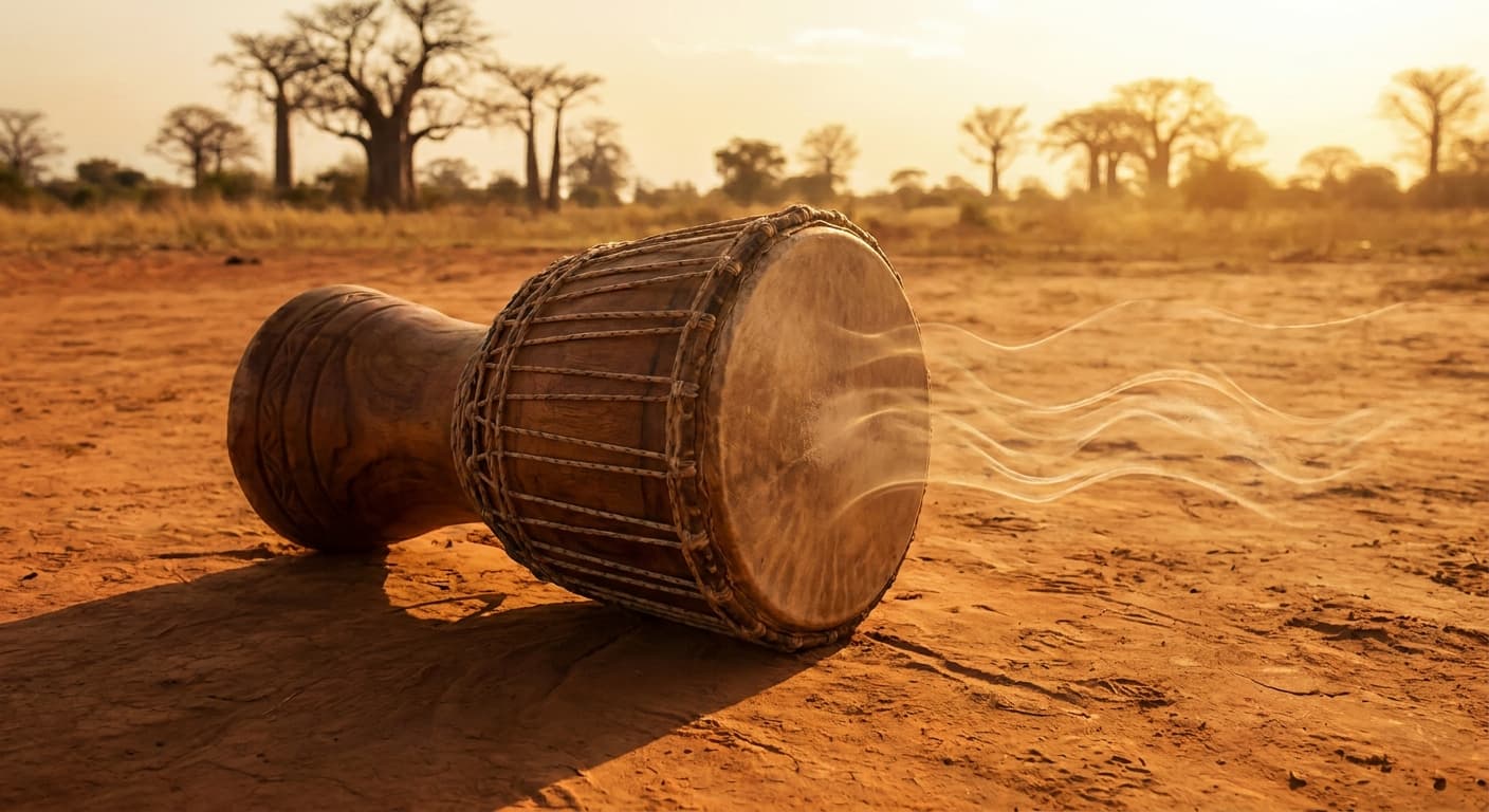 The Drum That Crossed Continents illustration