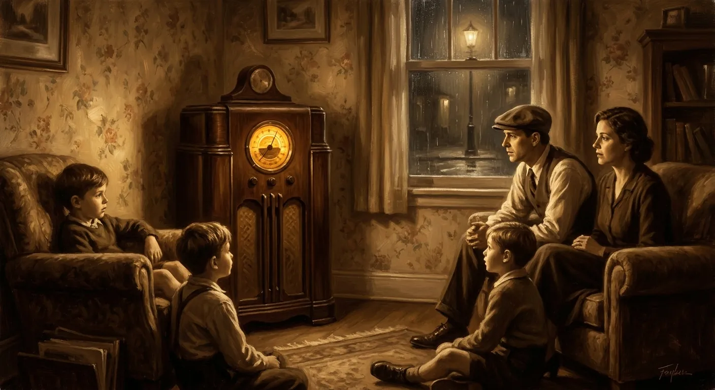 The Face on the Radio illustration