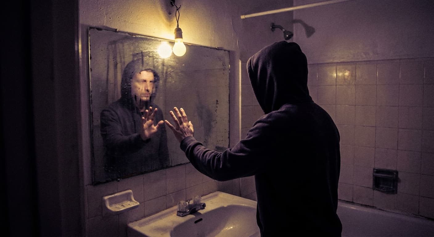 The Ghost in the Mirror illustration