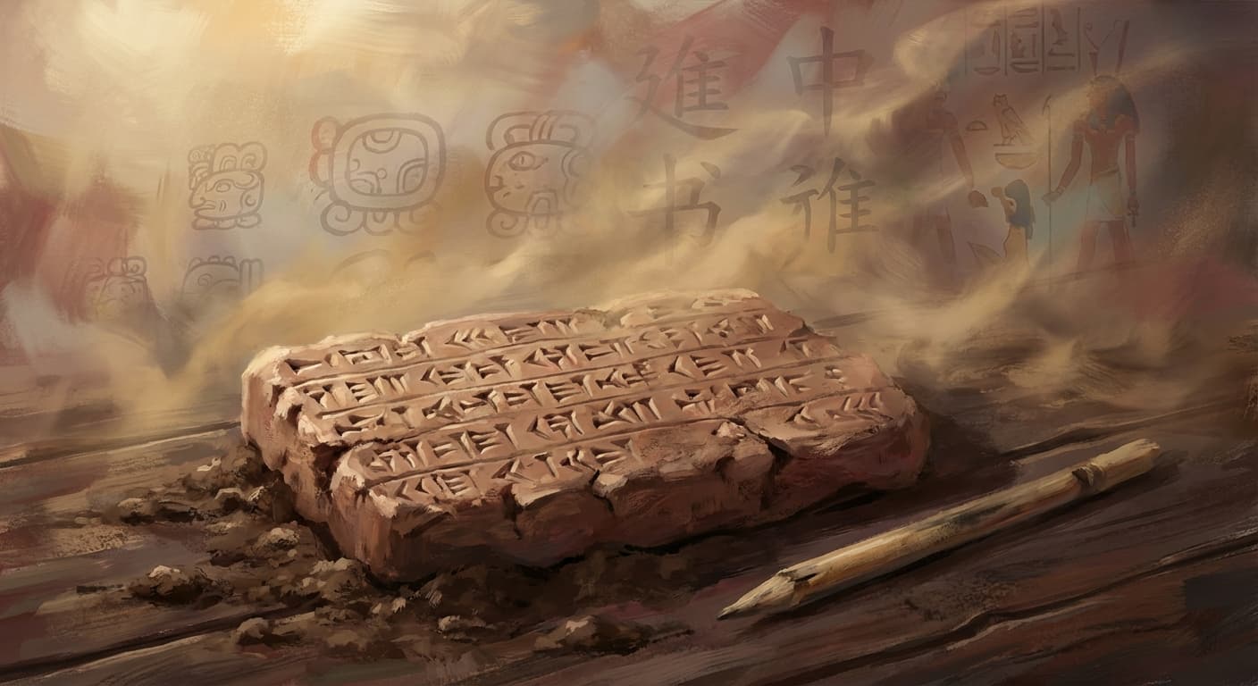 The Invention of Writing illustration