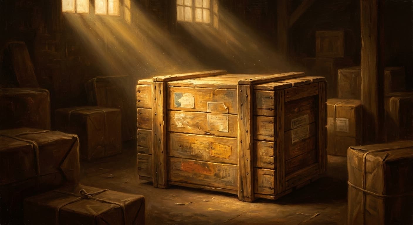 The Man Who Mailed Himself to Freedom illustration