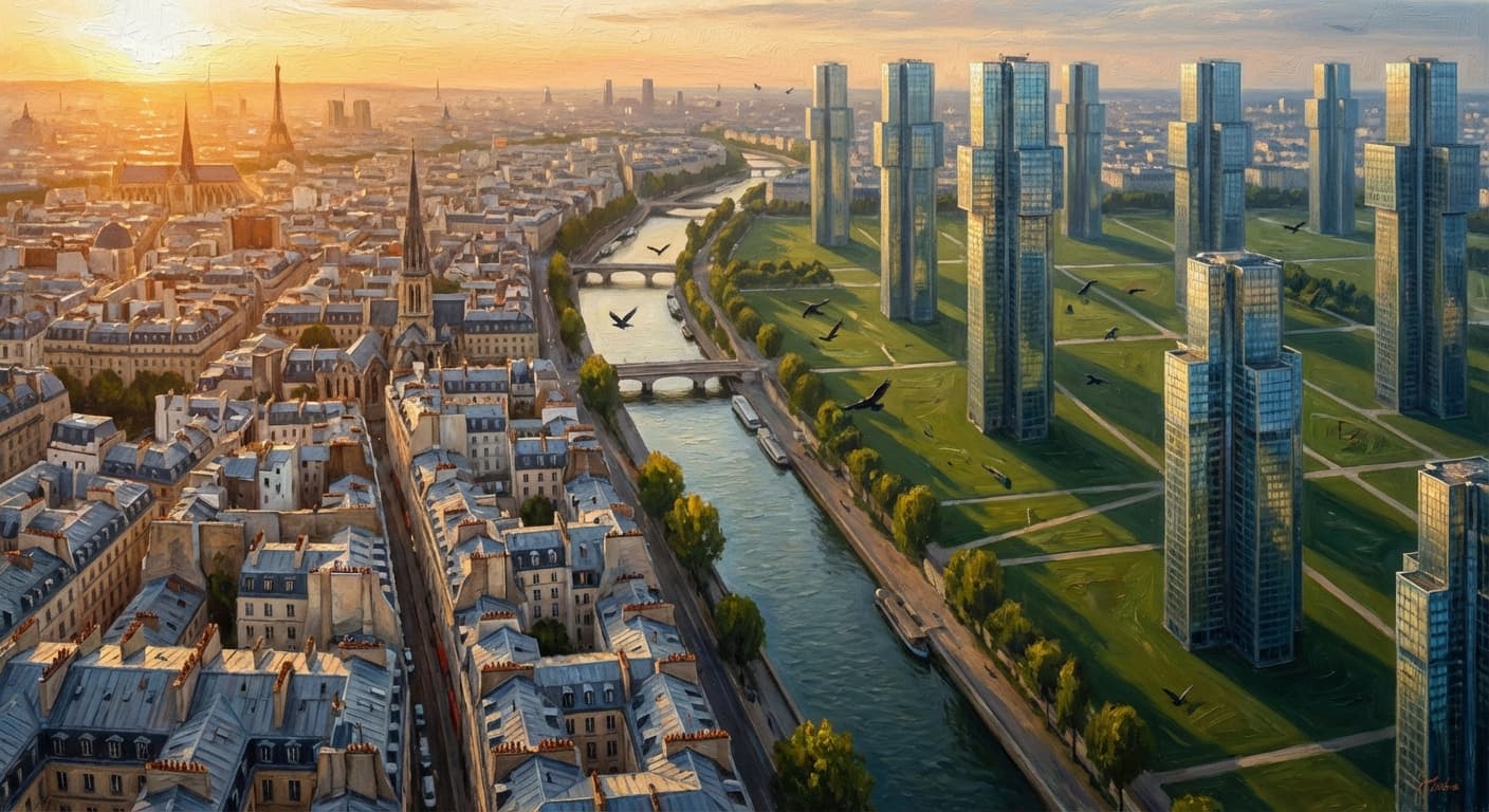 The Man Who Wanted to Demolish Paris illustration