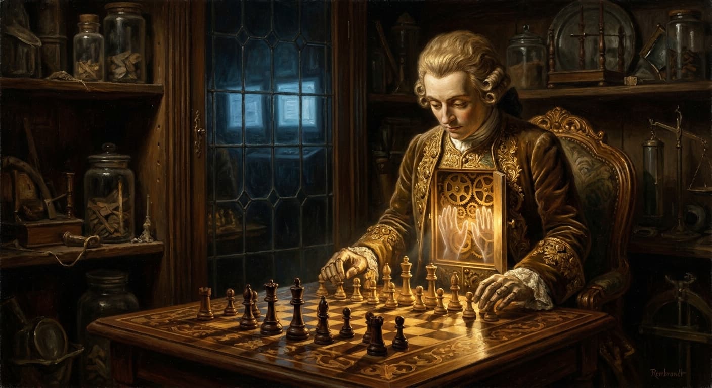 The Mechanical Turk Problem illustration
