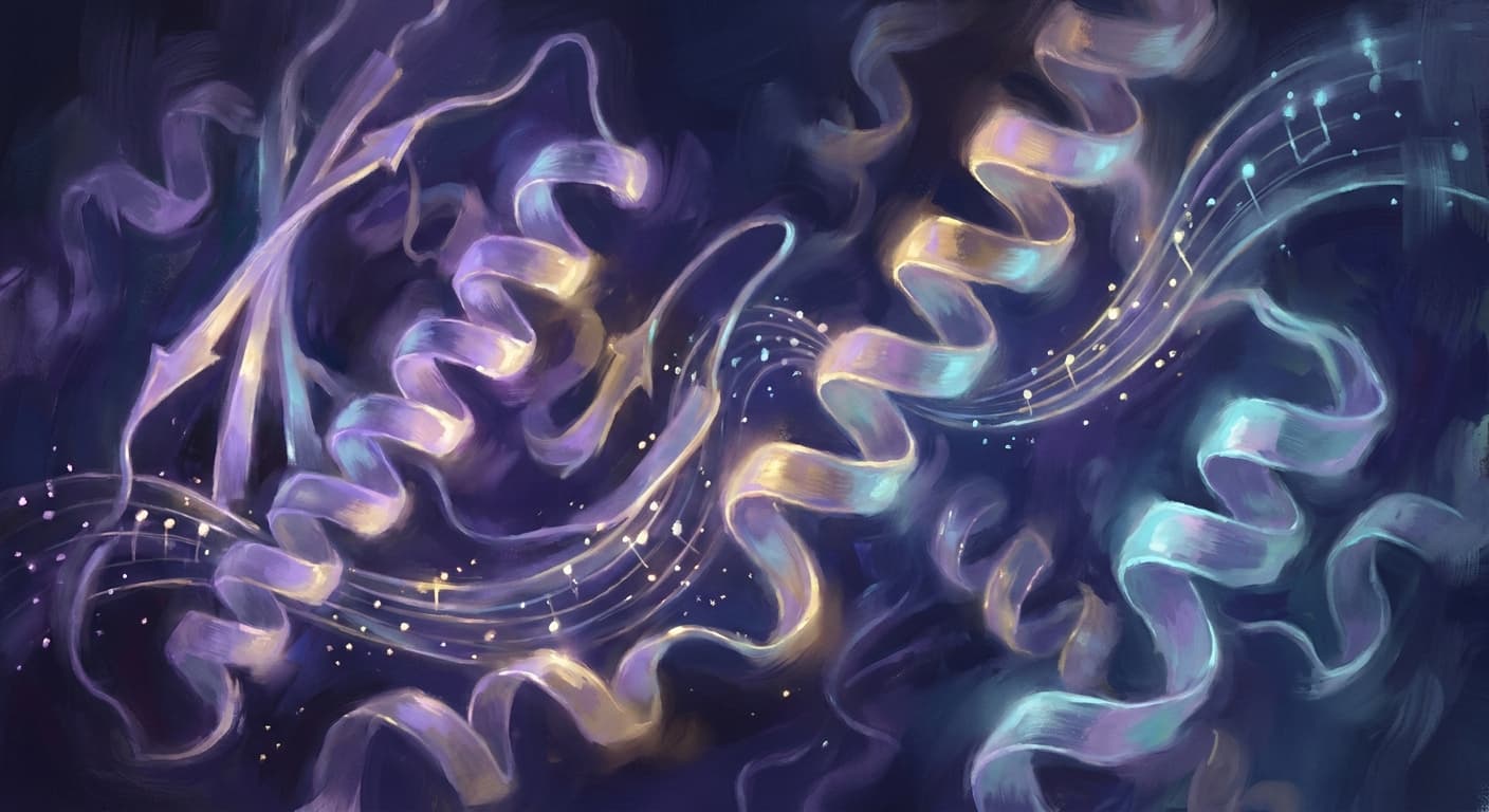The Music of Protein Folding
