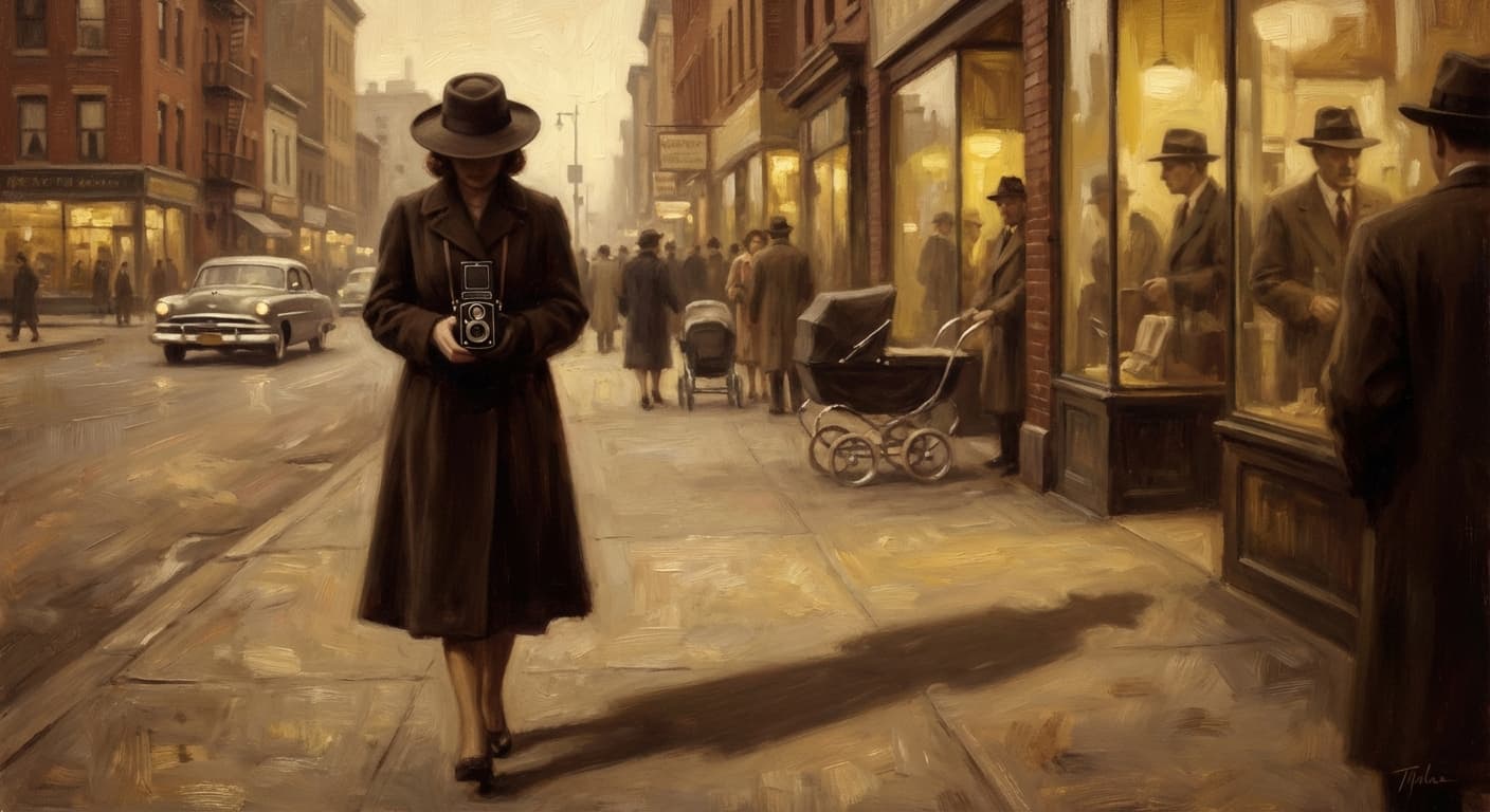 Vivian Maier's Secret Eye illustration